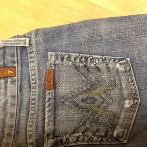 Seven for all mankind jeans size 29, actual 34 X34